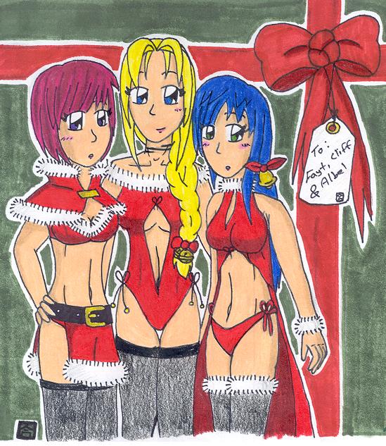 To Fayt, Cliff and Albel *Merry X-mas!* by anime_dragon_tamer