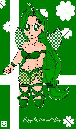 The St. Patrick's Day Fairy by anime_dragon_tamer