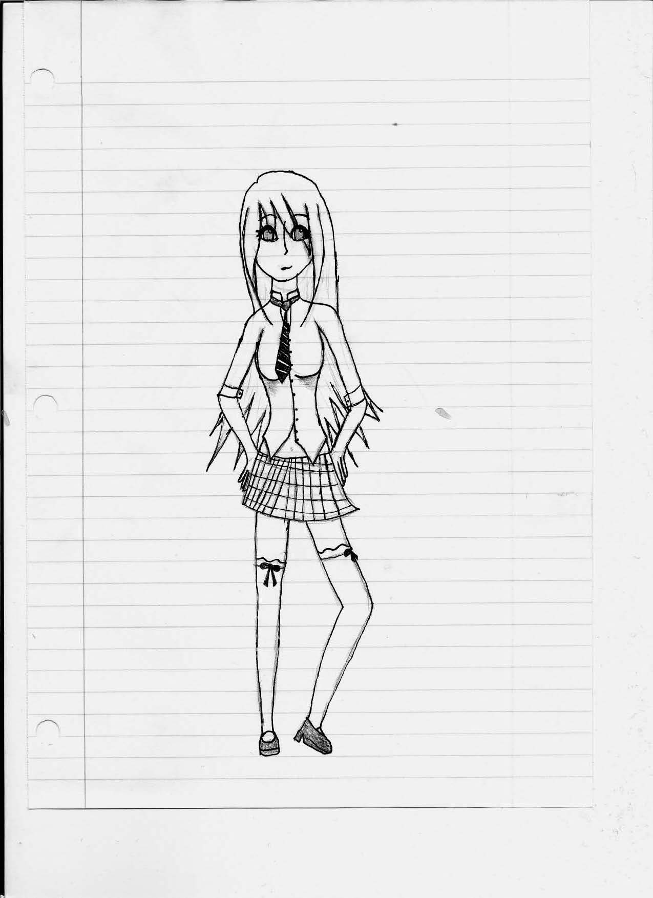 School girl by animeanimeanime