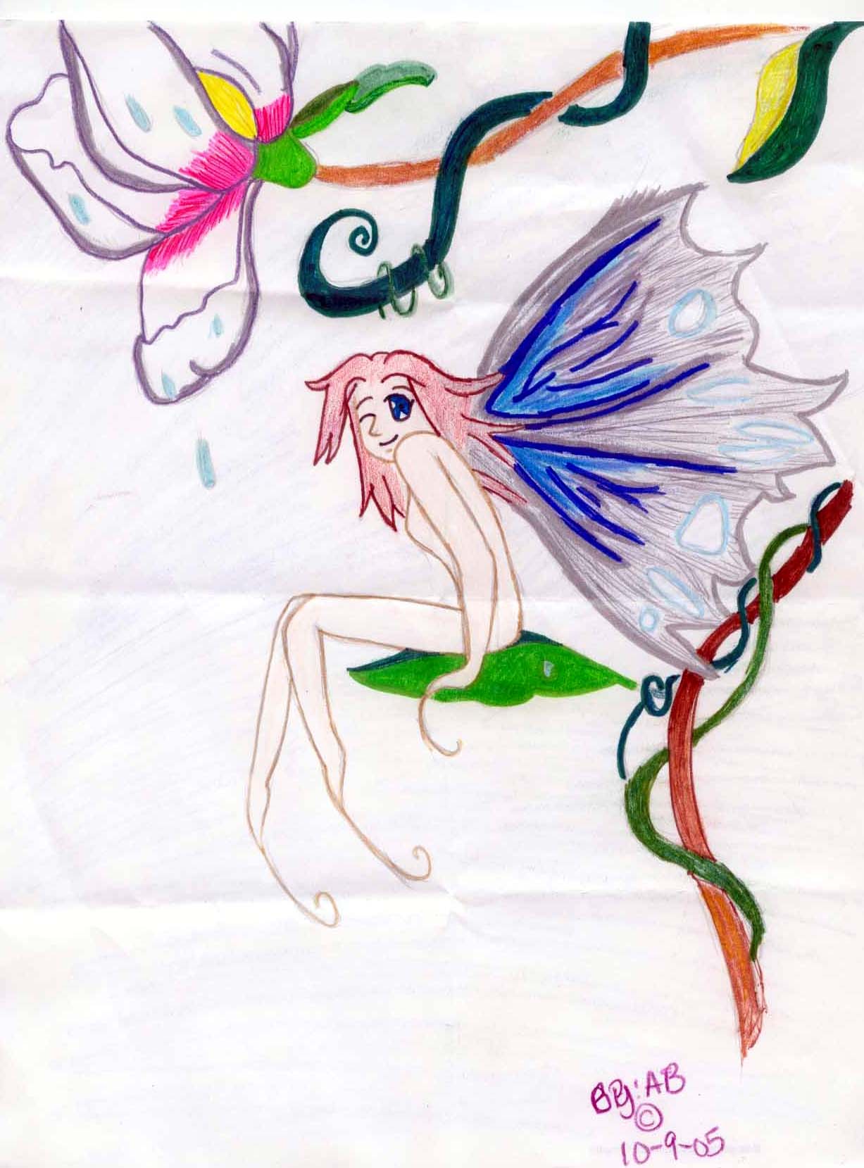 flower fairy by animeash