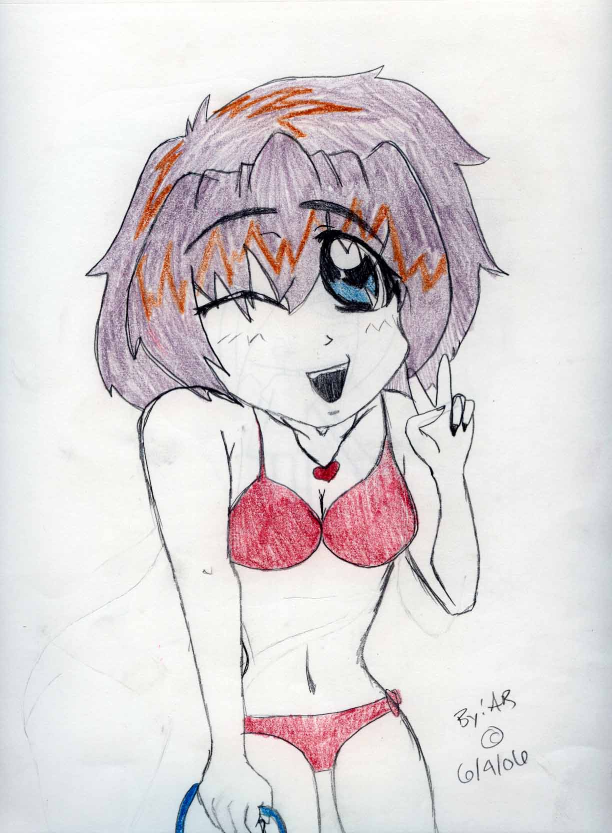 Bikini girl by animeash