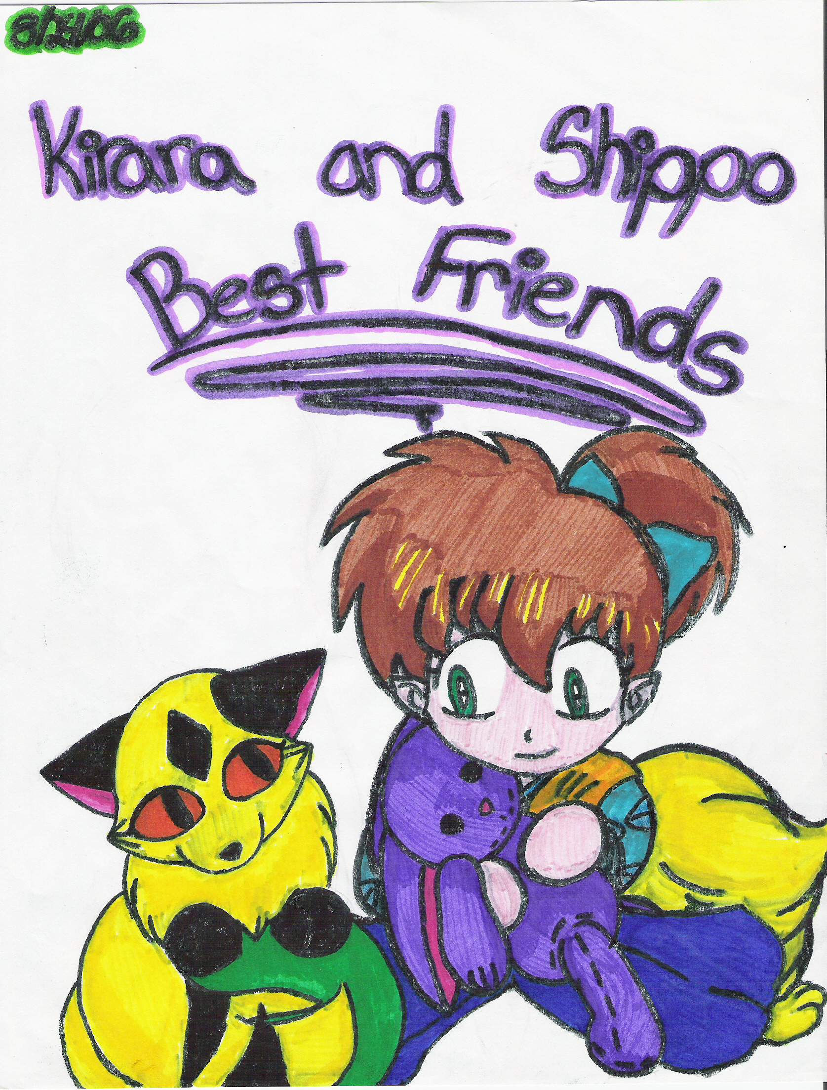Kirara and Shippo   Best Friends by animefan204