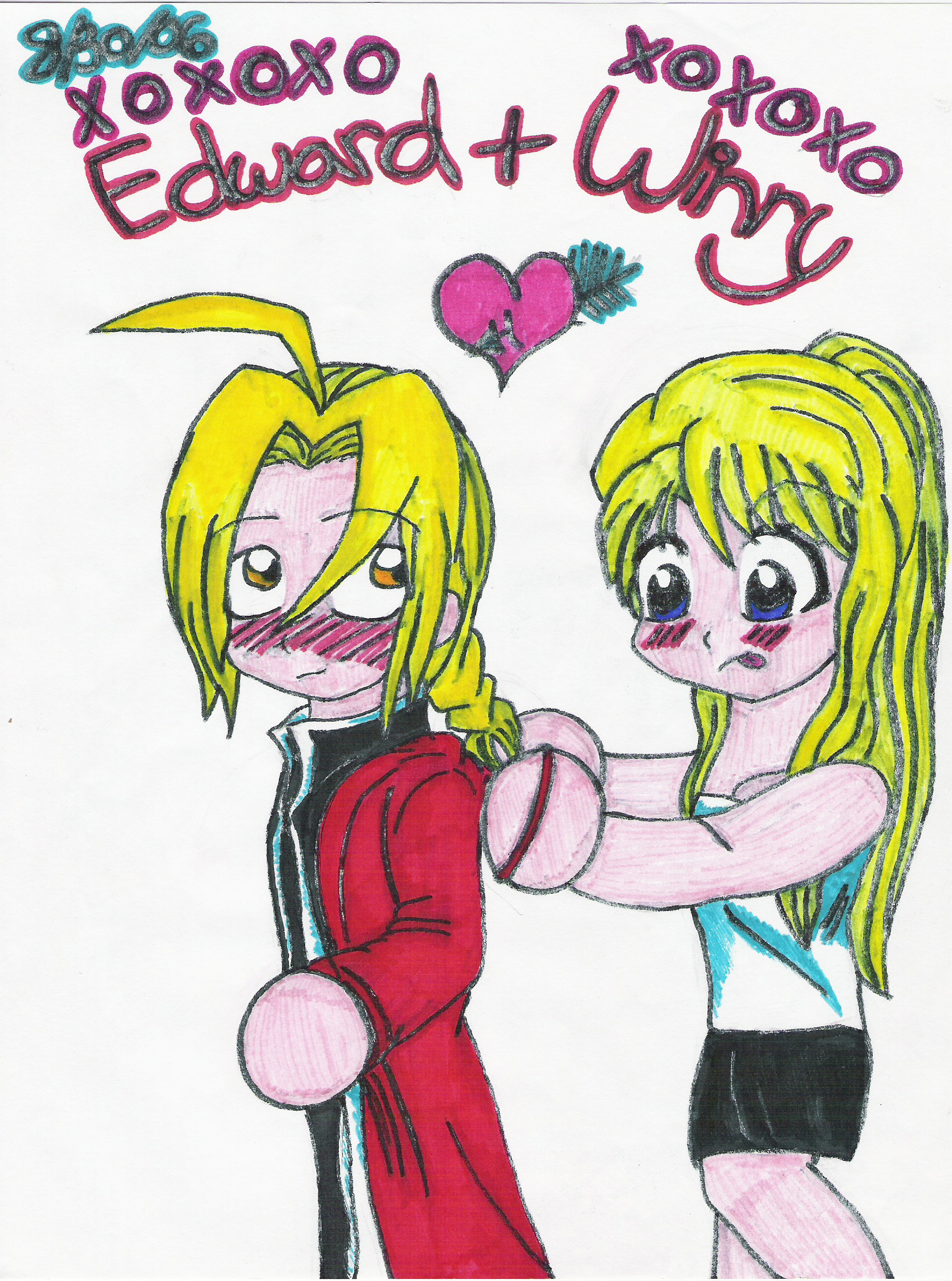 Edward + Winry by animefan204