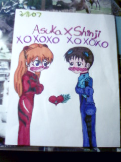 Asuka X Shinji by animefan204
