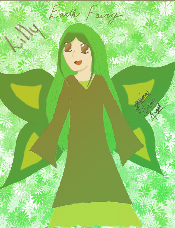 Earth Fairy Colored by animefan4evr