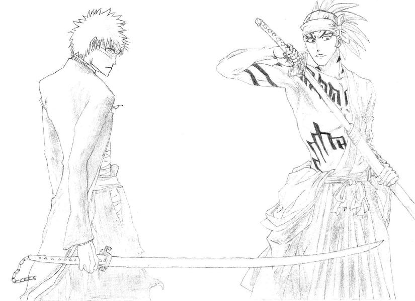 Ichigo and Renji by animefan4evr