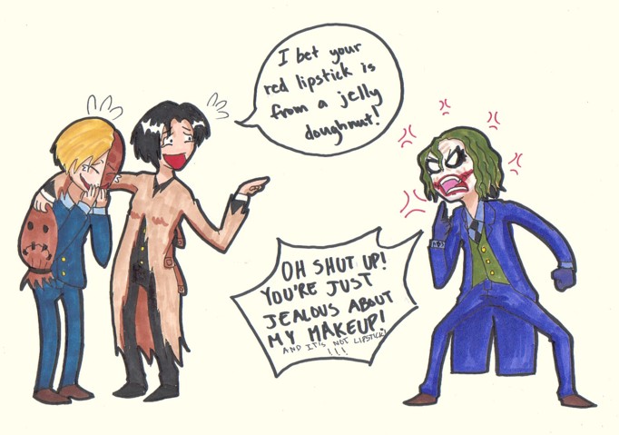 Joker's Makeup by animefanatic