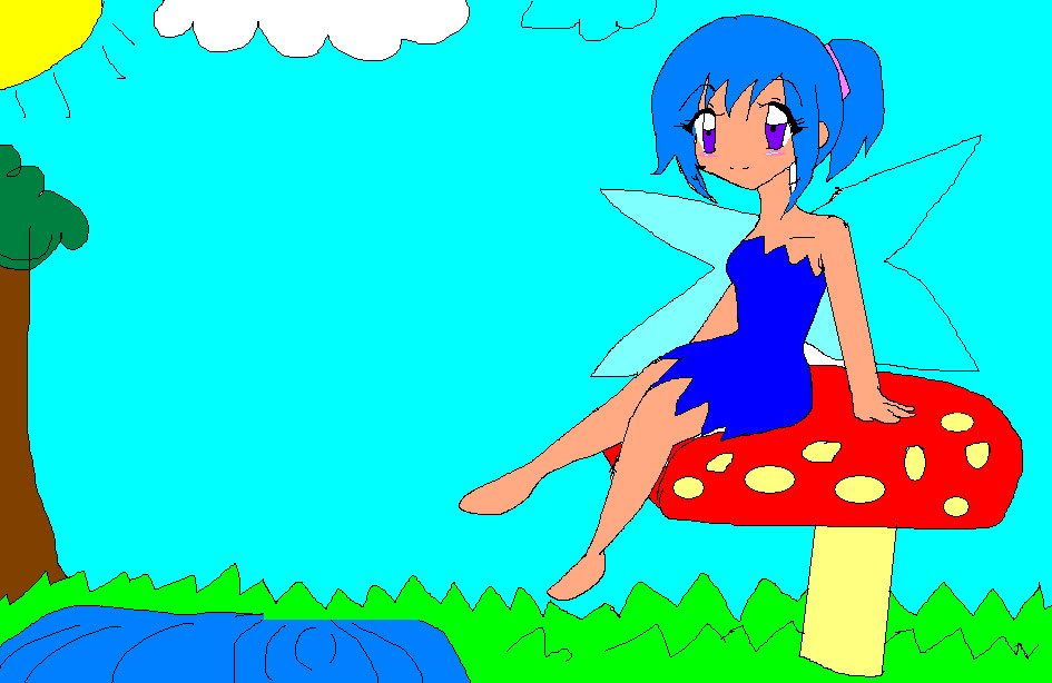 blue fairy by animefangirl1234