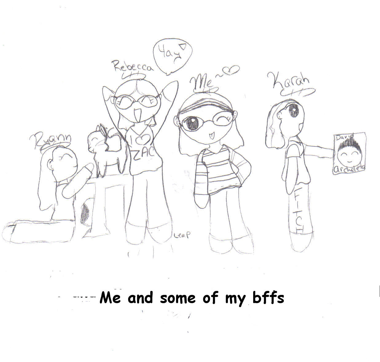 Me and some of my Bffs and their strange obsessions... by animefreak95