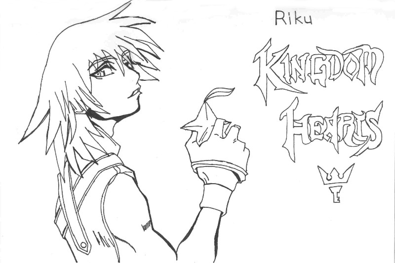 Riku from Kingdom Hearts by animegirlp