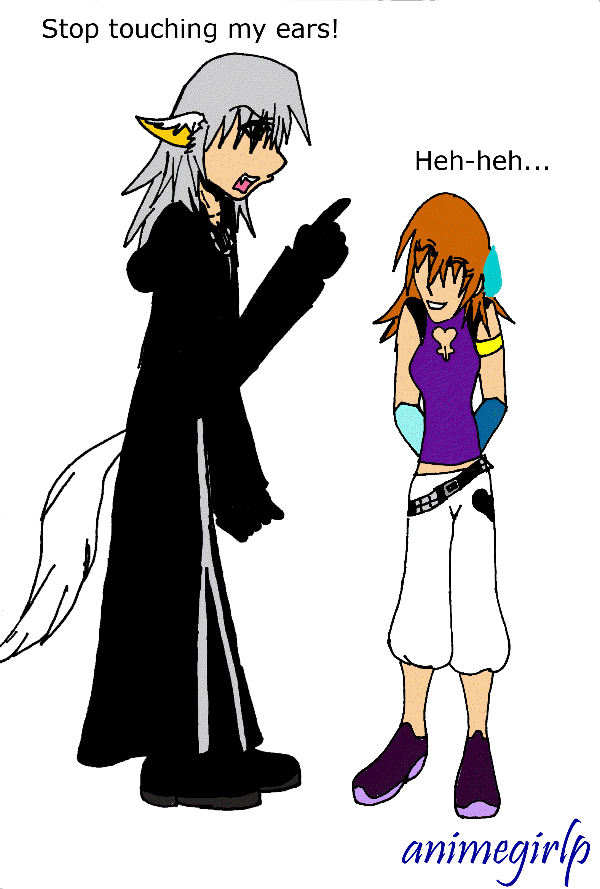 What would happen if Riku had wolf ears... by animegirlp