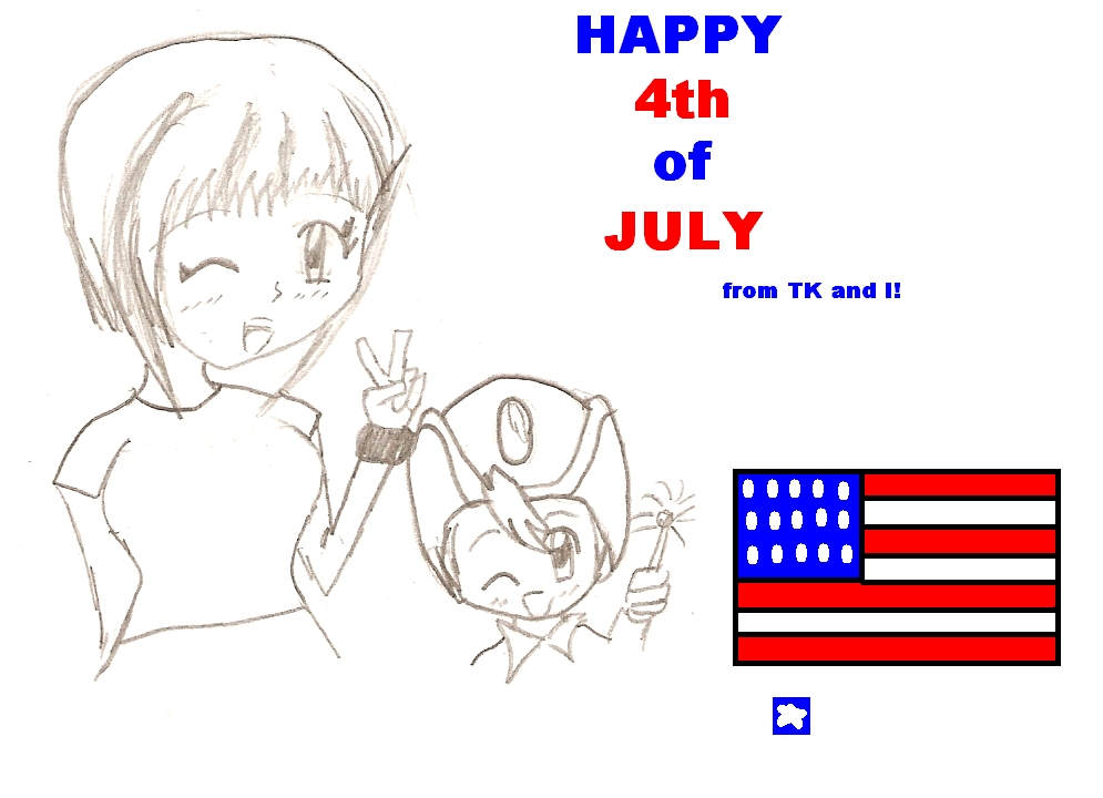 happy 4th of July from TK and I! by animeguys4me