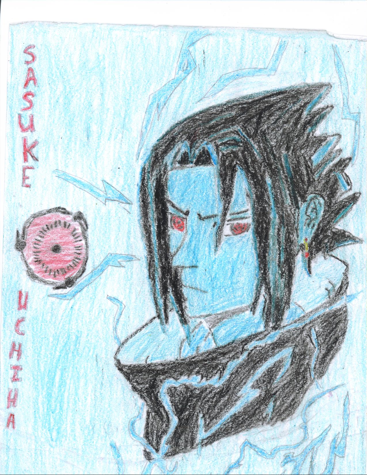 sasuke by animehieikakashi
