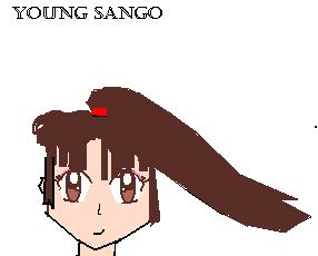 younger sango *paint* by animelove610
