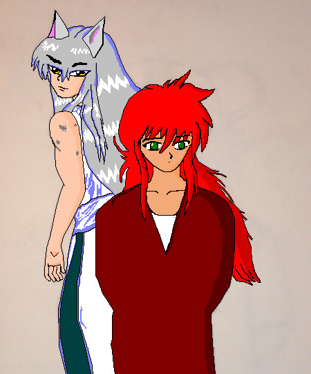 The Two Sides of Kurama (colored) by animelover003