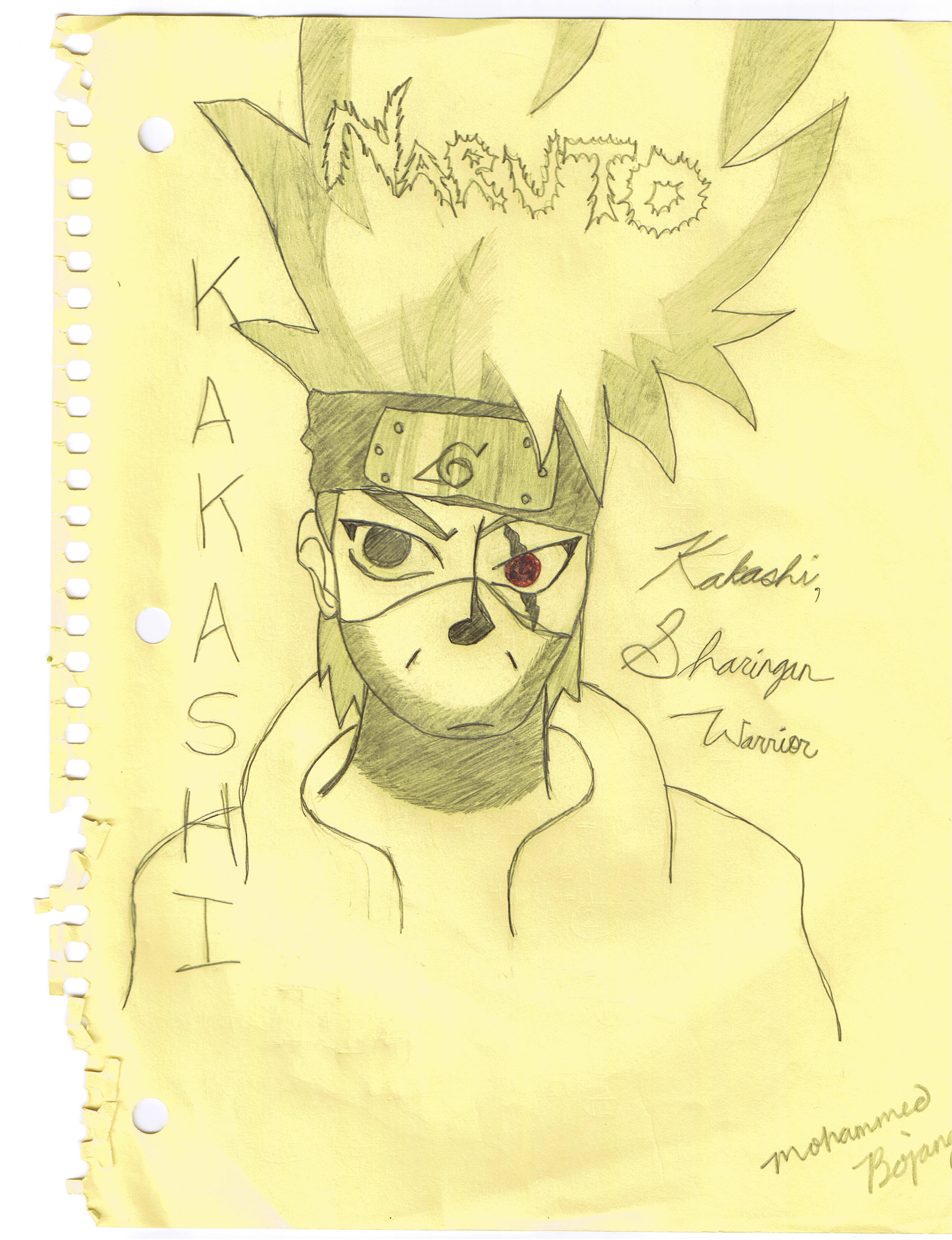 Kakashi, Sharingan Warrior by animelover2007