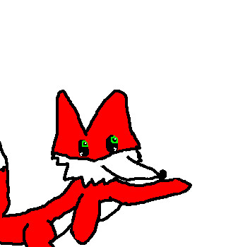 Wierd Feral Fox by animeloverOIO