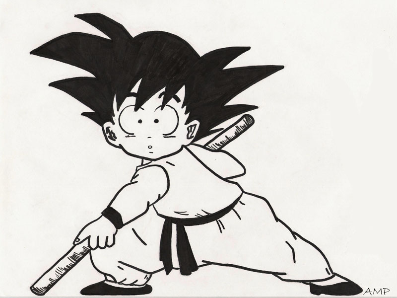 Young Goku by animesora