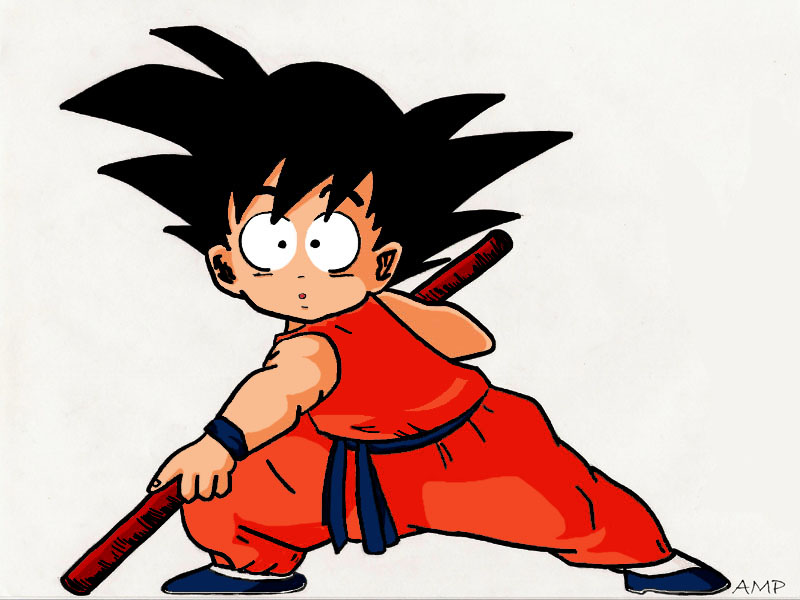 Young Goku Colored by animesora