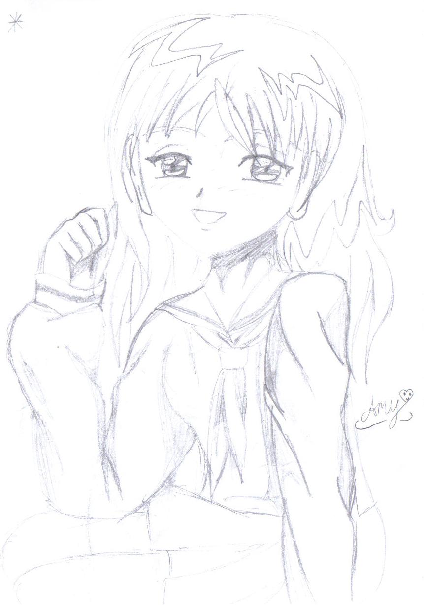 Manga girl 2 by animespring