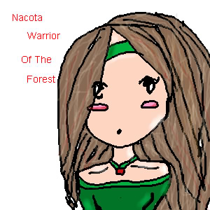 Nacota Girl Warrior of the forest by animestudent