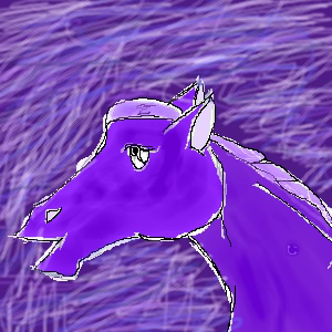 Purple Horsey^o^ by animestudent
