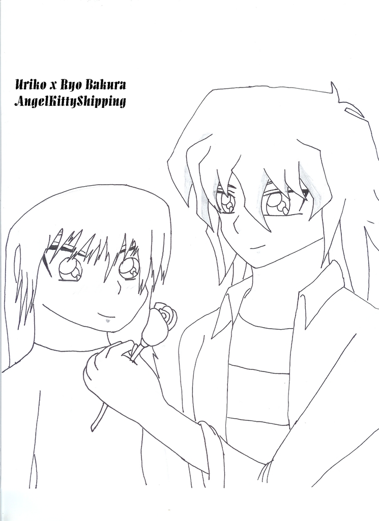 Uriko X Ryo Bakura(contest pic) by animewolflover