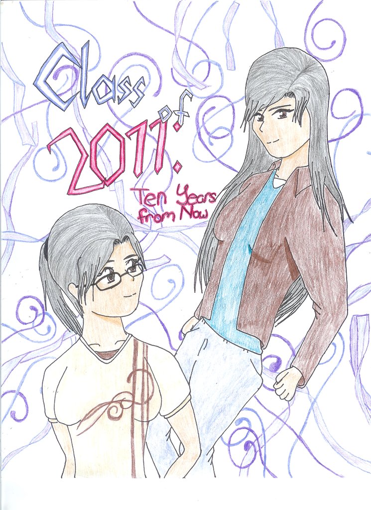 Class of 2011: Ten Years from Now cover(colored) by animewolflover