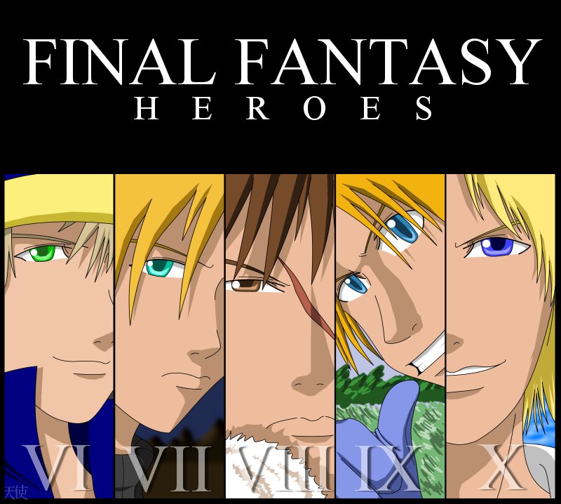 Final Fantasy Heroes by anomolous
