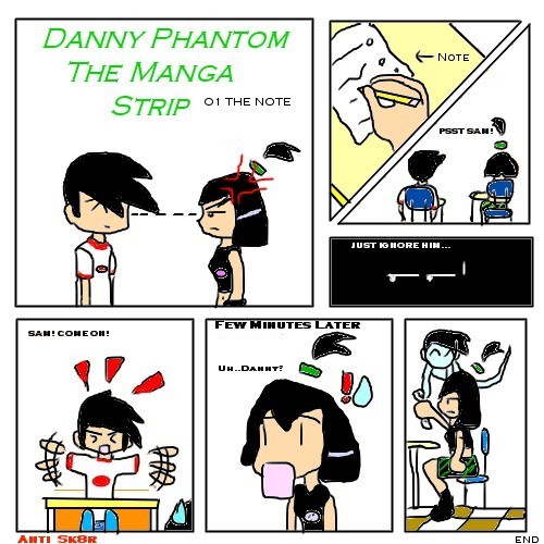 !Danny Phantom Manga Strip 01! by anti_sk8r
