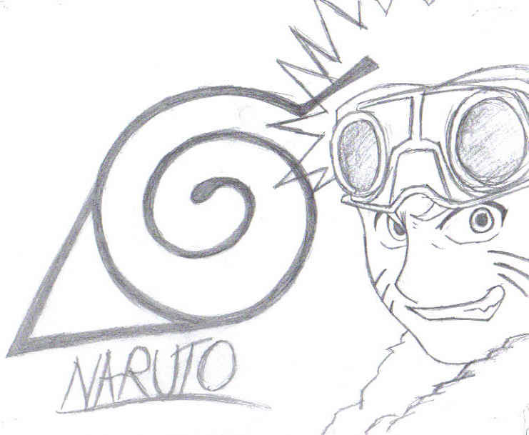 naruto and the leaf symbol by anubis316