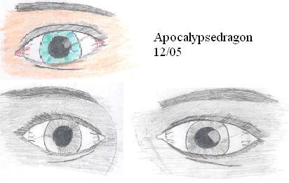 Realistic eyes by apocalypsedragon