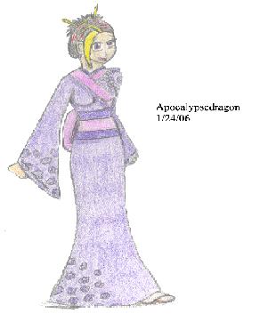 Elly's Kimono 3 by apocalypsedragon