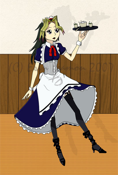 Maid Elly by apocalypsedragon