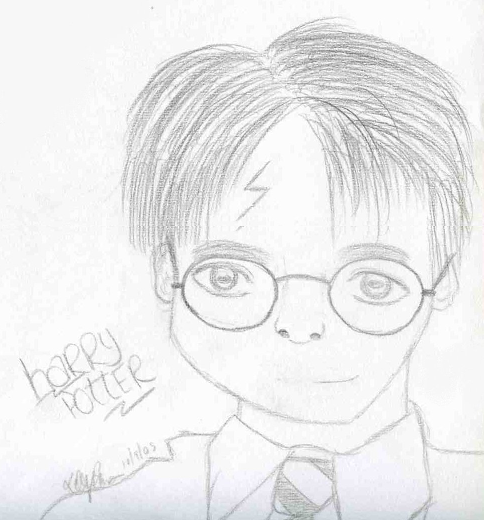 Harry Potter Portrait by aqua_kitten