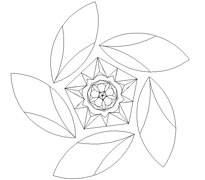 petals pentagram by aquaeevee