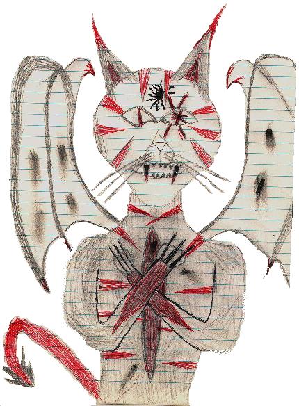 Barandor, Demon Wildcat by aquaeevee