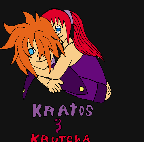 krutcha and kratos for kratosgirl by archeological-mania