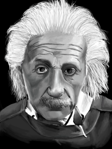 Albert Einstein by arezeus