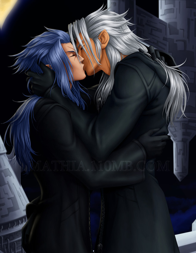 Xemnas and Saix by arkoniel