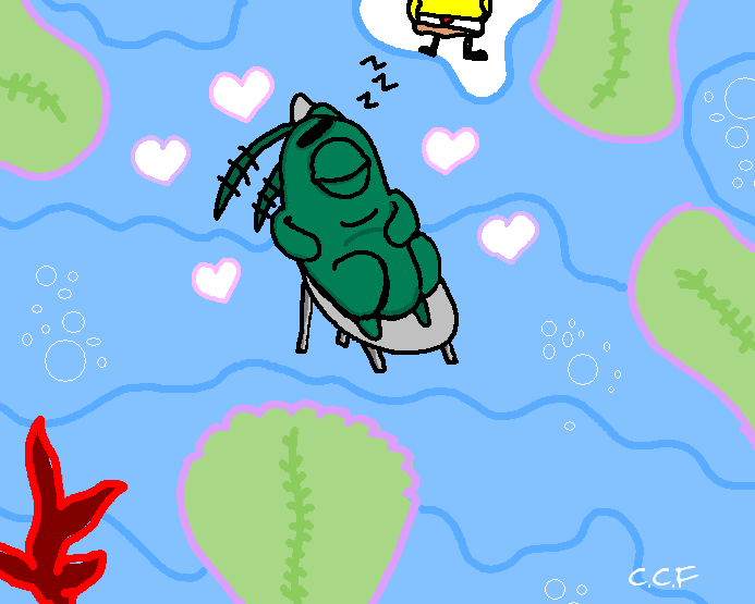 Plankton's Sleeptime by arsetwangers