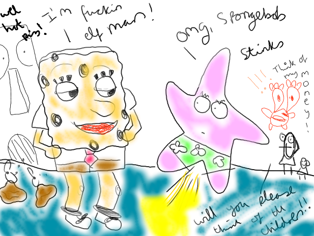 Spongebob Takes the Piss by arsetwangers