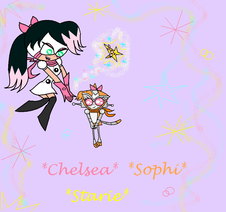 Chelsea,Sophi and Starrie by artangel