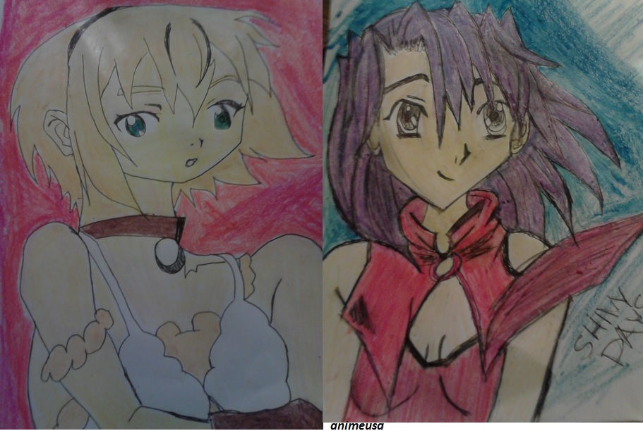 anime usa drawing by artfreakjess1