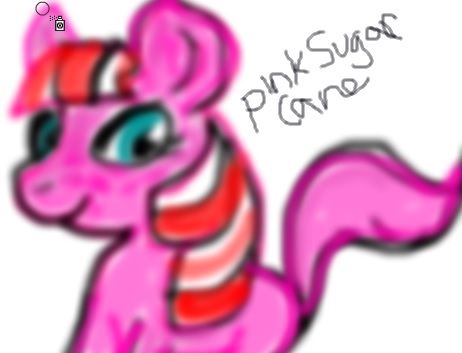 made up pony (pink sugar cane) by artfreakjess1