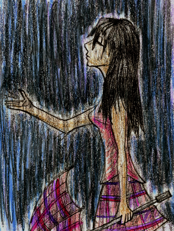 Girl in the Rain ~for moonatnoon28~ by ashbrook