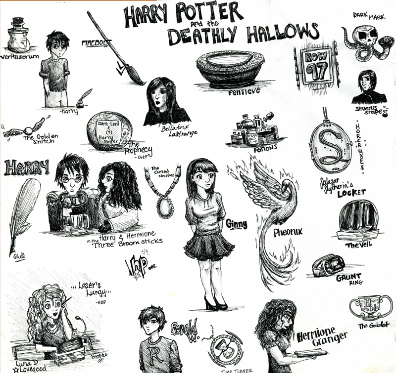 Harry Potter Doodles By Ashbrook Fanart Central 5094