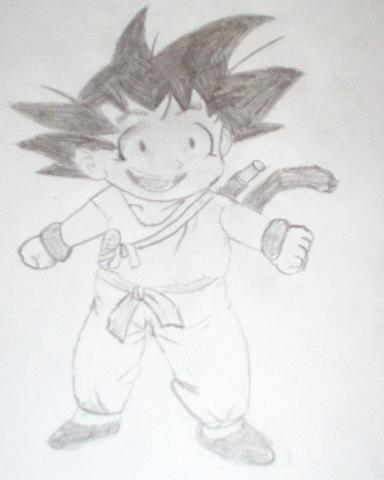 Kid Goku by auron6658