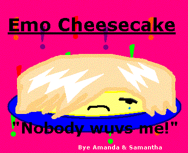 !!! Emo Cheesecake!!! by awsum_loser
