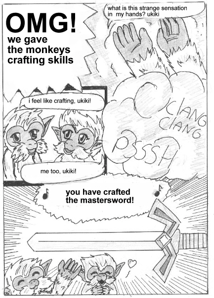 OMG we gave the monkeys crafting skills #1 by axemsir
